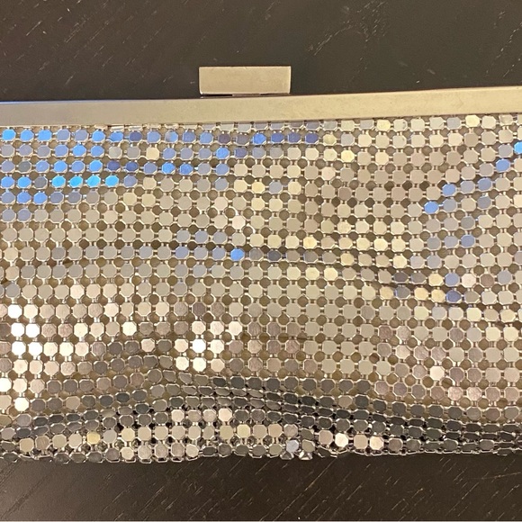 PaylessShoe Silver Metal Mesh Clutch Handbag - Picture 2 of 5